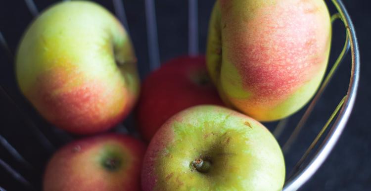 apples in basket