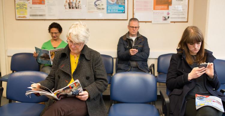 patients in waiting room
