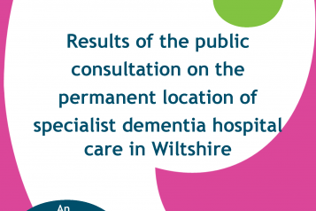Consultation on dementia hospital care front cover