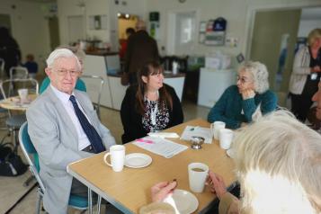 People at Chippenham Memory Cafe