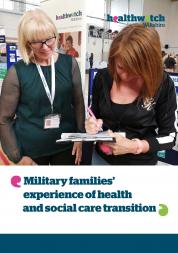 Military families report front cover