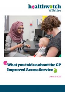 GP Improved Access Service report front cover